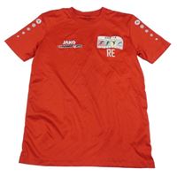 Červené sportovní funkční trikčo JAKO-o