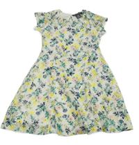 Bíle květované šaty Primark