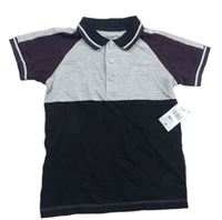 Lilkovo-šedo-černé polo tričko Urban