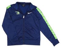 Námořnicky modrá sportovní propínací mikina Nike