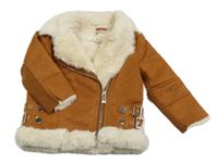 Hnědý semišový zateplený křivák River Island