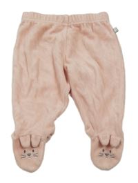 Světlerůžové sametové polodupky s čumáky Liegelind