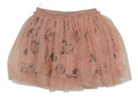Růžová tylová sukně s Minnie C&A