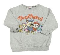 Šedá melírovaná mikina s Paw Patrol Next