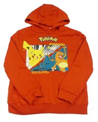Červená mikina Pikachu s kapucí Primark