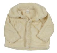 Smetanový chlupatý kabátek LC Waikiki