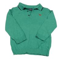 Zelený svetr s límečkem Next 