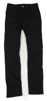 Černé skinny fit rifle H&M