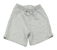 Šedé melírované teplákové kraťasy Primark