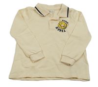 Béžové mikinotriko s tygrem a límečkem So Cute 