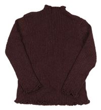 Lilkovo-zlatý žebrovaný svetr s rolákem Tu