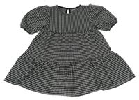 Černo-bílé vzorované šaty Next 