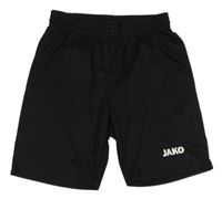 Černé sportovní kraťasy s logem Jako 