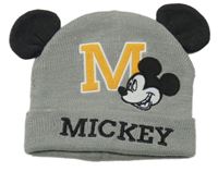 Šedá čepice s Mickey Disney