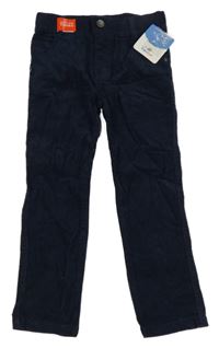 Nové - tmavomodré manšestráky Topolino