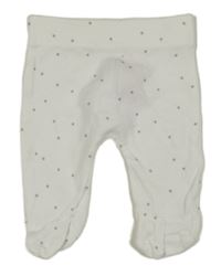 Bílé polodupky s hvězdičkami PRIMARK