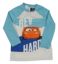 Bílo-modro-safírové UV triko s Cars LC WaIKIKI