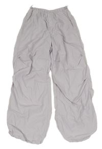 Světlefialové šusťákové kalhoty H&M