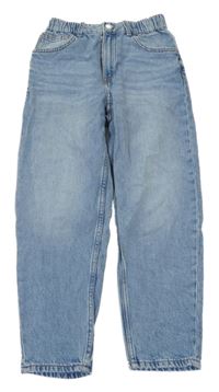 Světlemodré šisované loose fit rifle H&M
