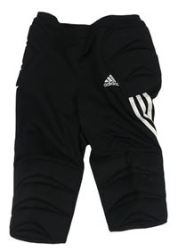 Černé brankářské 3/4 kalhoty Adidas