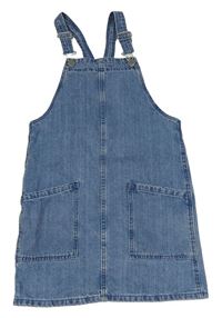 Modré riflové laclové šaty zn. Primark