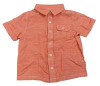 Korálová melírovaná košile M&Co.