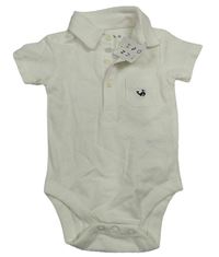 Smetanové polo body s kapsou s velrybou Nutmeg