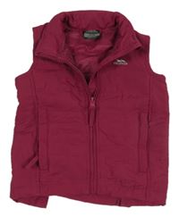 Vínová šusťáková zateplená funkční vesta zn. Trespass