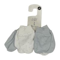 Nové - 4x rukavičky - 2x bílé s hvězdami + 2x světlemodré George