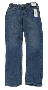 Nové - Tmavomodré skinny fit rifle H&M