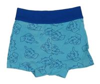 Modré boxerky se slony