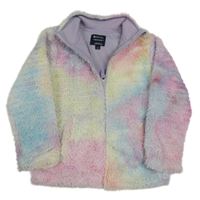 Barevná chlupatá podšitá propínací mikina Mountain Warehouse