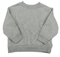 Šedá melírovaná mikina H&M