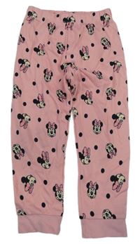 Růžové pyžamové kalhoty s Minnie Disney