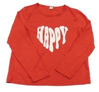 Červené triko shein