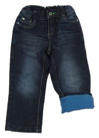 Tmavomodré podšité rifle C&A