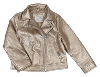 Bronzový koženkový křivák Primark