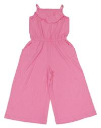 Nové - neonově růžový culottes overal dunnes 