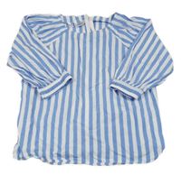 Bílo-modrá pruhovaná halenka bpc