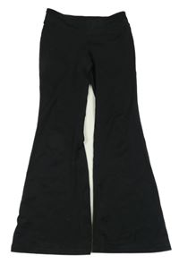 Černé sportovní flare legíny H&M