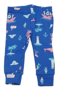 Modré pyžamové kalhoty s obrázky Carter's