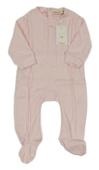 Nové - světlerůžový overal s mašličkou 