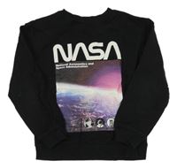 Černá mikina s Nasa H&M