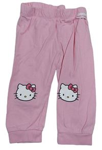Růžové tepláky s Hello Kitty