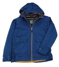 Tmavomodrá šusťáková funkční podšitá bunda s kapucí Gelert