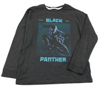 Antracitové triko s Černým panterem M&S