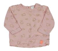 Růžová mikina s králíčky - Miffy C&A