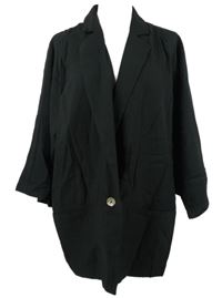 Dámský černý oversized blejzr Sinsay 