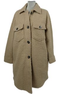 Dámský béžový buklé kabát Dunnes 