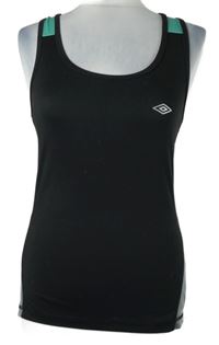 Dámský černo-šedý sportovní funkční top s logem Umbro 